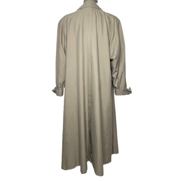 VTG London Fog Khaki Trench Coat - Picture 2 of 7
